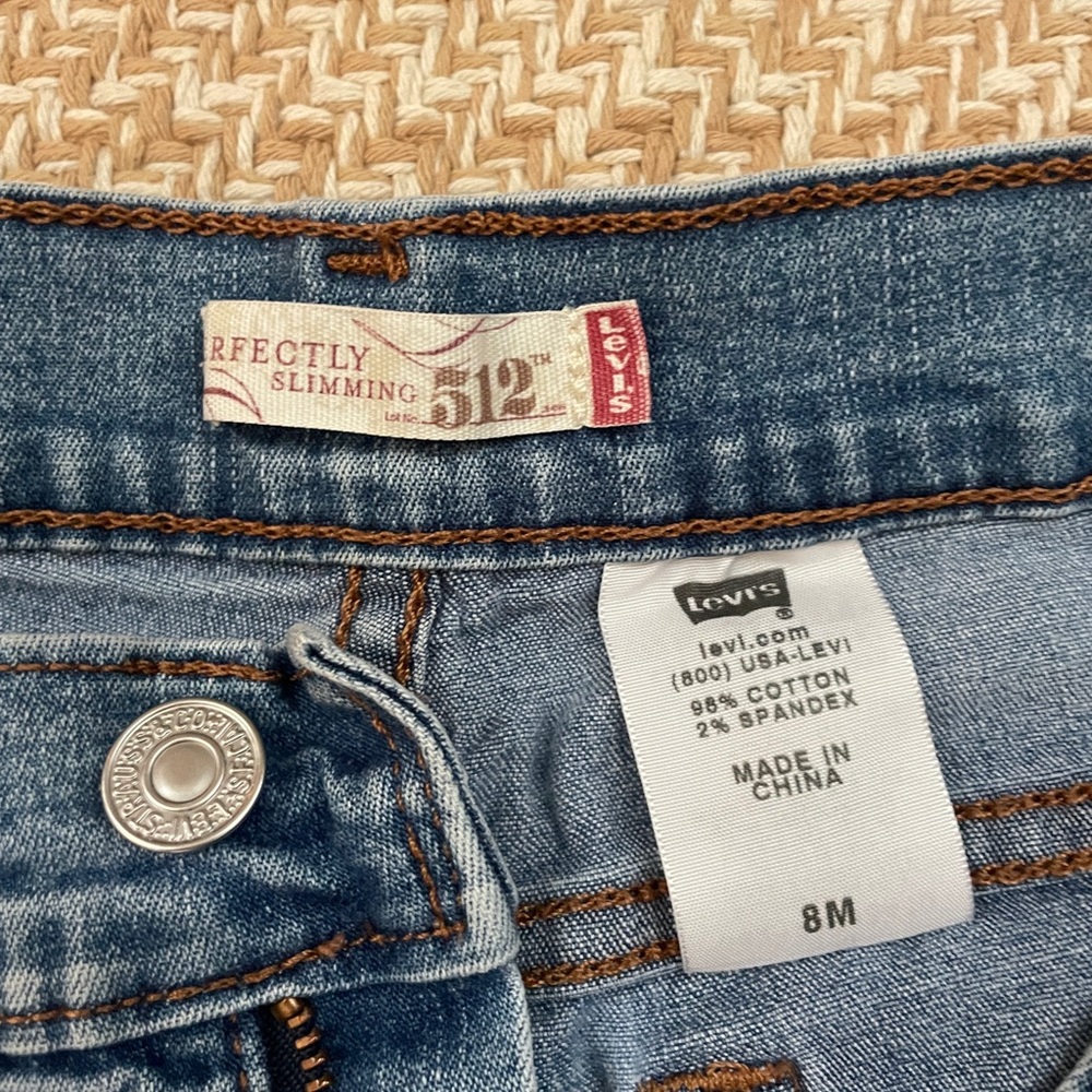 VTG Levi's 512 Perfectly Slimming Boot Cut Jeans Women’s Sz 8M Y2K